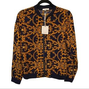 Sioni zip up long sleeve size medium